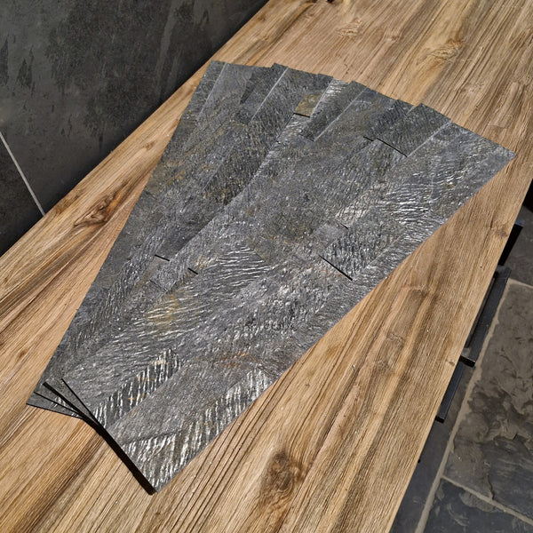Natuursteen strips | Kwartsiet | 3D-sticker Ultralight