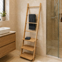 Badaccessoires | Teakholz | 40 x 30 x 190 cm