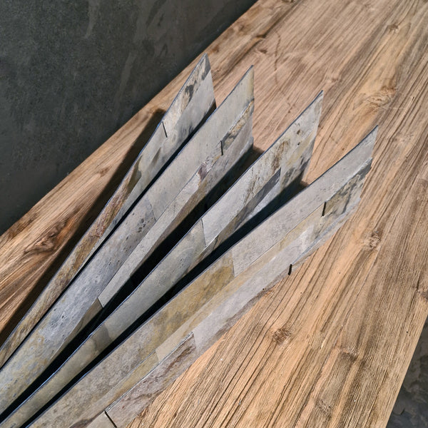 Natuursteen strips | Leisteen | 3D-sticker Ultralight