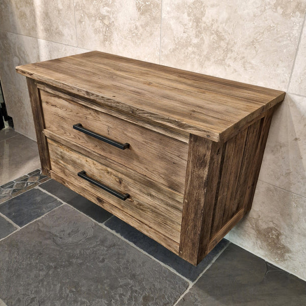 Badmeubel hangkast | Gemaakt van oud hout | Duurzame keuze