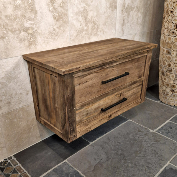 Badmeubel hangkast | Gemaakt van oud hout | Duurzame keuze