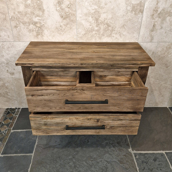 Badmeubel hangkast | Gemaakt van oud hout | Duurzame keuze