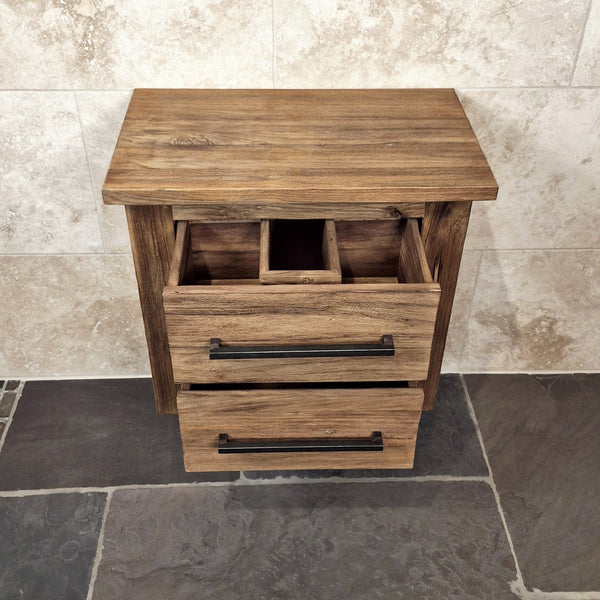 Badmeubel hangkast | Gemaakt van oud hout | Duurzame keuze