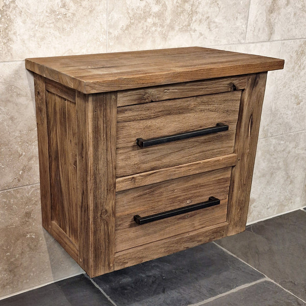 Badmeubel hangkast | Gemaakt van oud hout | Duurzame keuze