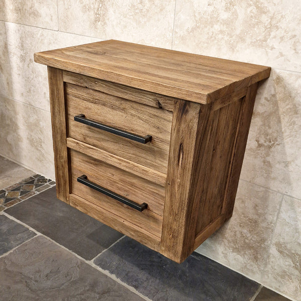 Badmeubel hangkast | Gemaakt van oud hout | Duurzame keuze