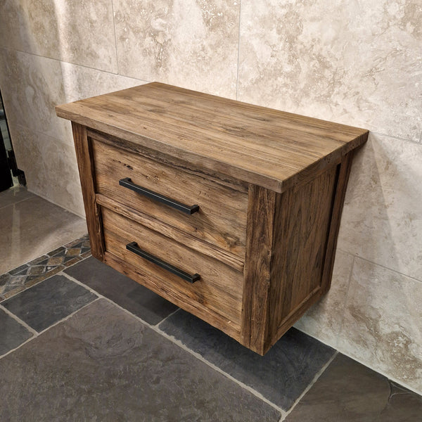 Badmeubel hangkast | Gemaakt van oud hout | Duurzame keuze