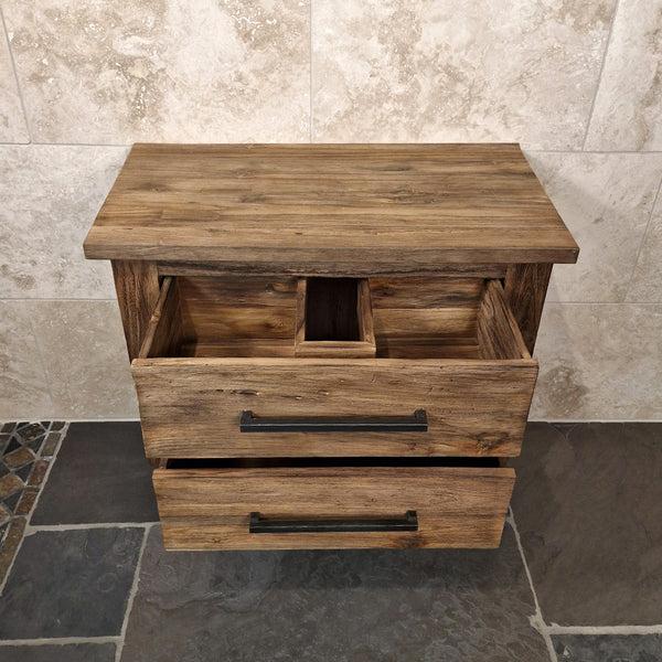 Badmeubel hangkast | Gemaakt van oud hout | Duurzame keuze