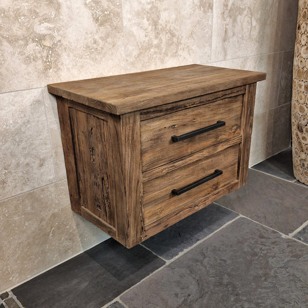 Badmeubel hangkast | Gemaakt van oud hout | Duurzame keuze