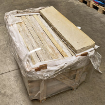 Beige Sandstein-Kantsteine, 100 x 25 x 5 cm, natürliche Natursteine für Wege und Begrenzungen, Sandstein Mint Marke