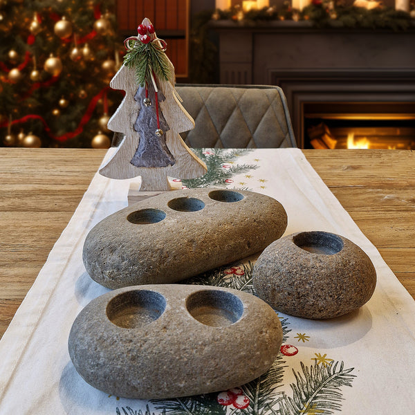 Set Steine | Teelichthalter