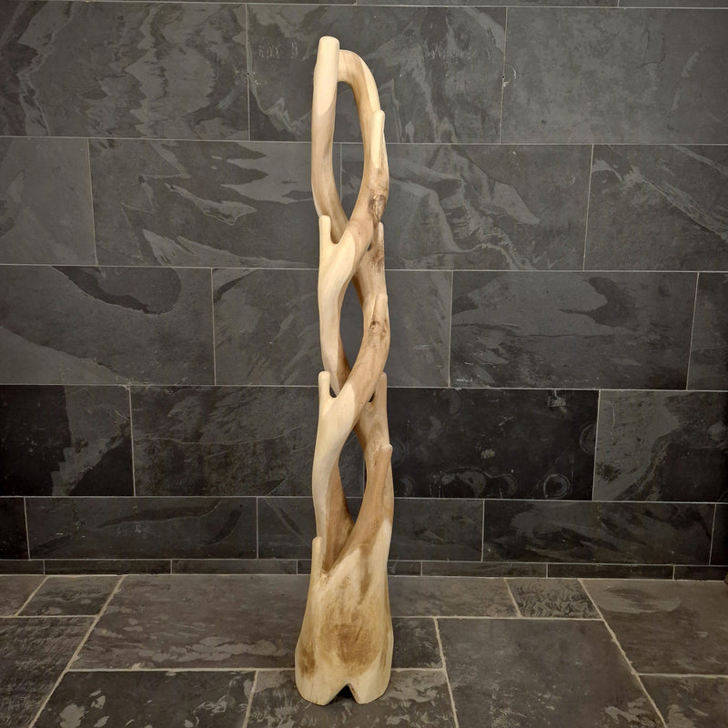 Kleiderständer | Recyceltem Teakholz