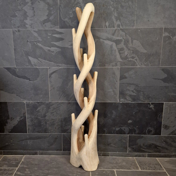 Kleiderständer | Recyceltem Teakholz