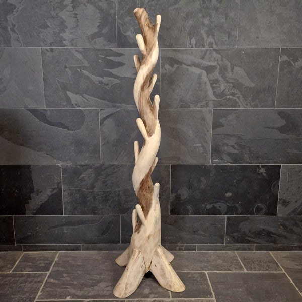 Kleiderständer | Recyceltem Teakholz