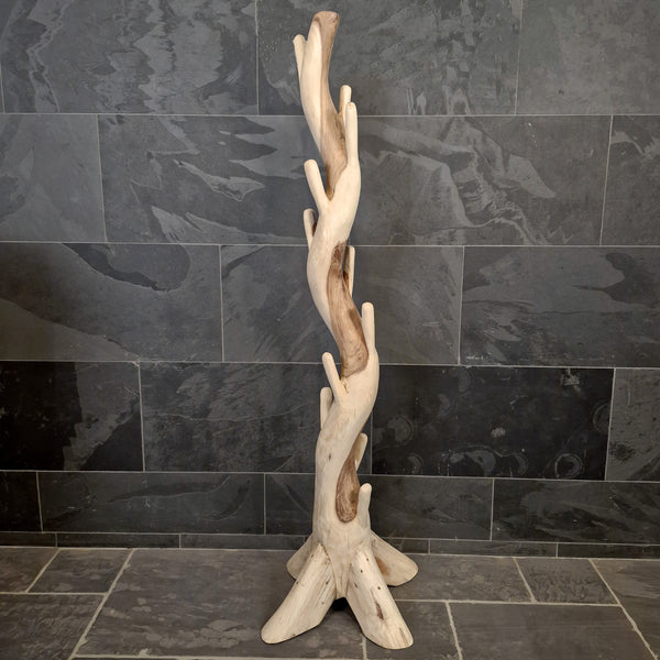 Kleiderständer | Recyceltem Teakholz