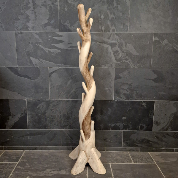 Kleiderständer | Recyceltem Teakholz