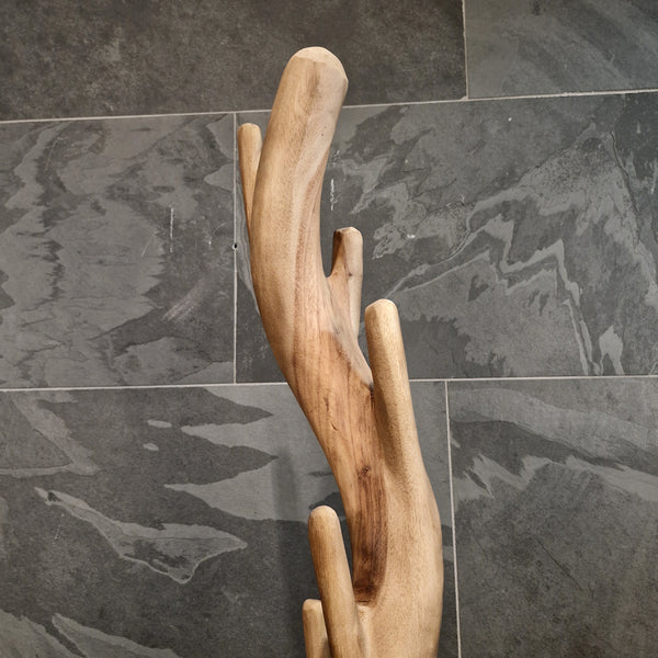 Kleiderständer | Recyceltem Teakholz