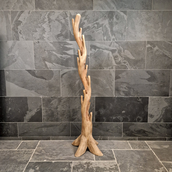 Kleiderständer | Recyceltem Teakholz