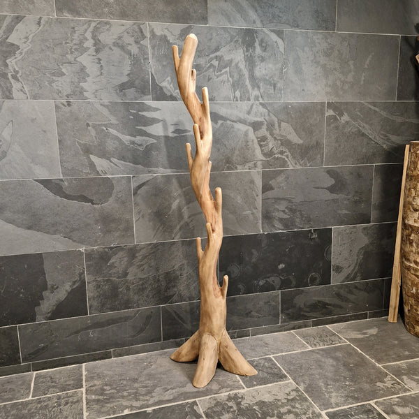Kleiderständer | Recyceltem Teakholz