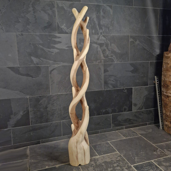 Kleiderständer | Recyceltem Teakholz