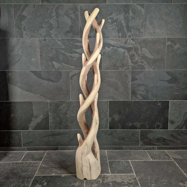 Kleiderständer | Recyceltem Teakholz