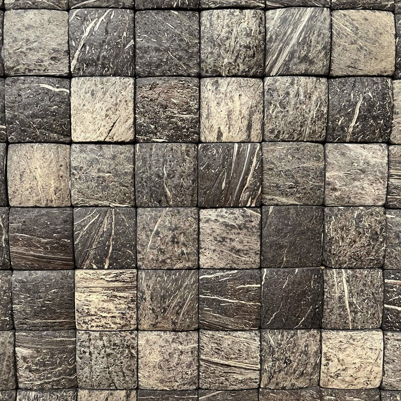 Wandverblender | Kokosnuss | Aqua oder Patina - Aqua / 1 Stück 40 x 40 cm - Verblender