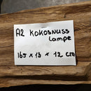 Hängelampe KOKOSNUSS Teakholz 165 x 13 x 12 cm, 4 Lampen