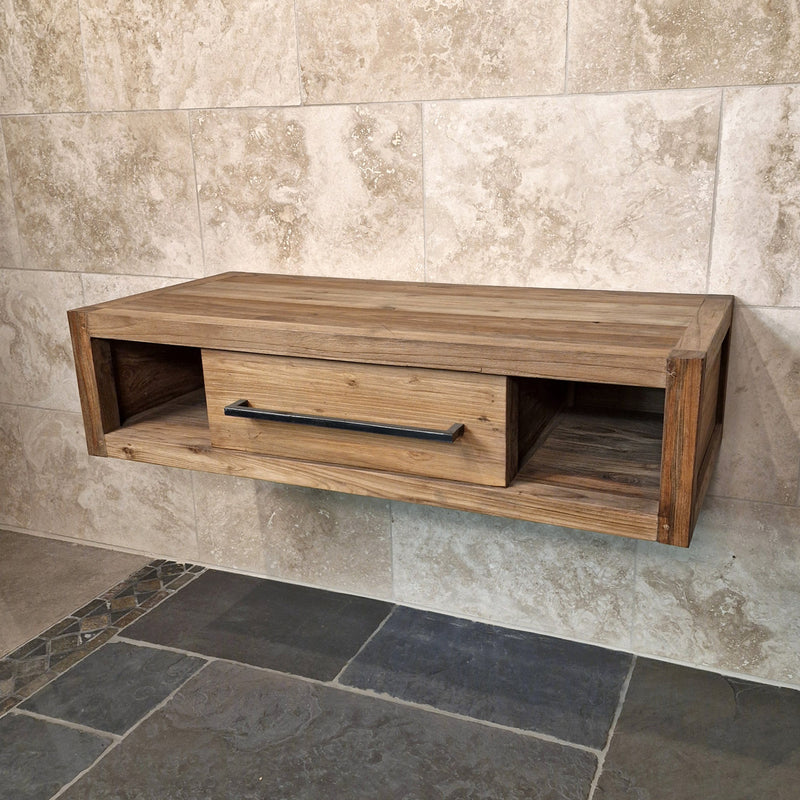Badmöbel | Hängeschrank | Teakholz | 1