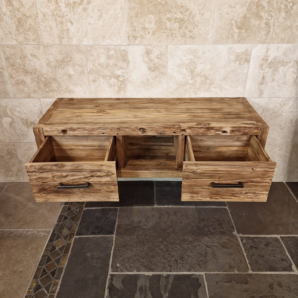 Hangkast van teakhout | Rustiek en handgemaakt | Model 2