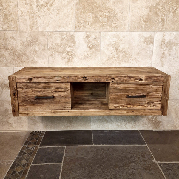 Hangkast van teakhout | Rustiek en handgemaakt | Model 2