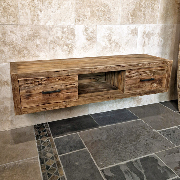 Hangkast van teakhout | Rustiek en handgemaakt | Model 2