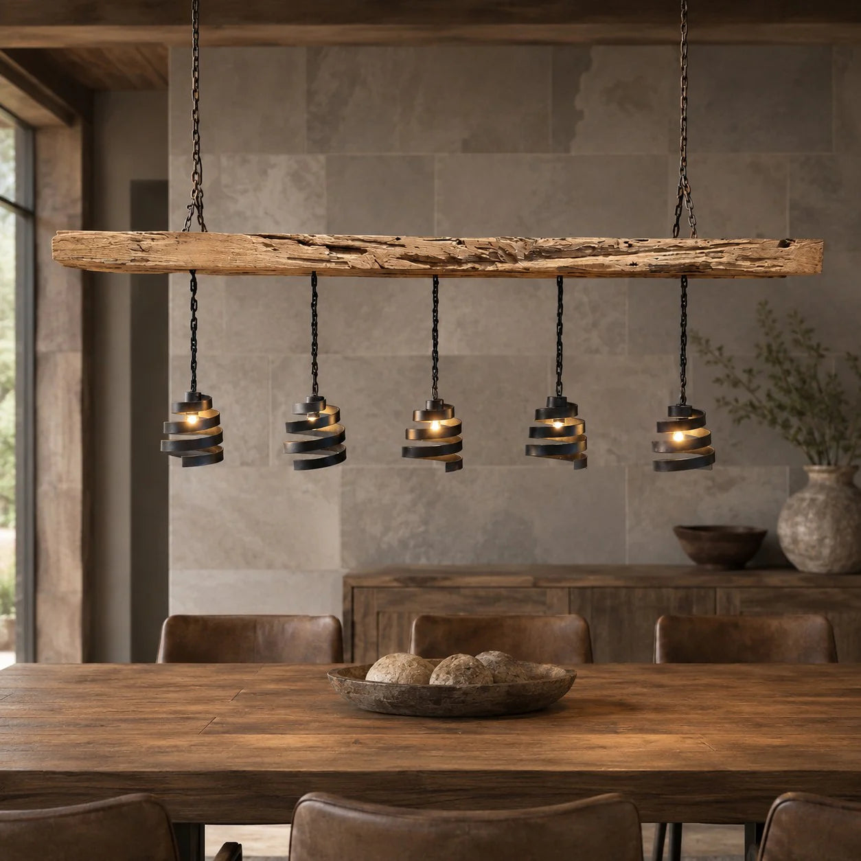 Hanglamp SPIRALEN | Teakhout 