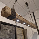 Hängelampe SPOTLIGHTS | Teakholz