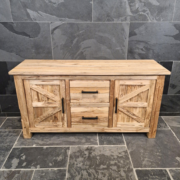 Onderkast voor badkamer | In verschillende maten | Teak of oud hout