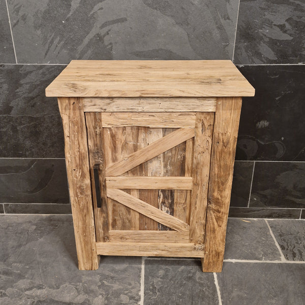 Onderkast voor badkamer | In verschillende maten | Teak of oud hout