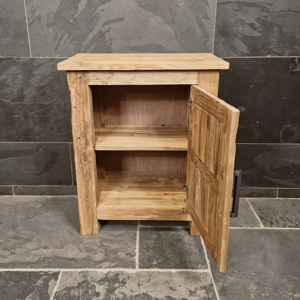 Onderkast voor badkamer | In verschillende maten | Teak of oud hout