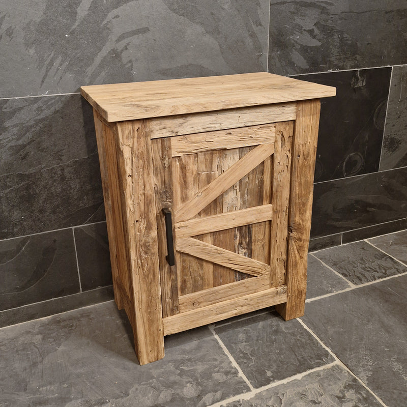 Unterschrank für Badezimmer | In verschiedenen Größen | Teak oder Altholz - 66 x 40 x 80 cm - Badgestaltung