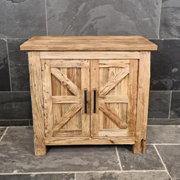 Unterschrank für Badezimmer | In verschiedenen Größen | Teak oder Altholz - Badgestaltung