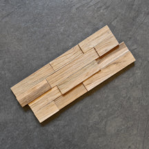 RUS 4 Teakholz Holzverblender, natürliche Holzverblendung für stilvolle Fassaden, sichtbare Holzstruktur