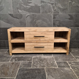 Badmöbel aus Altholz | Unterschrank mit Charakter - Badgestaltung