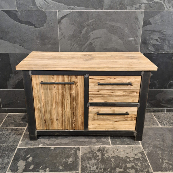 Badunterschrank aus Altholz | Nachhaltige Variante in verschiedenen Größen | Model 2