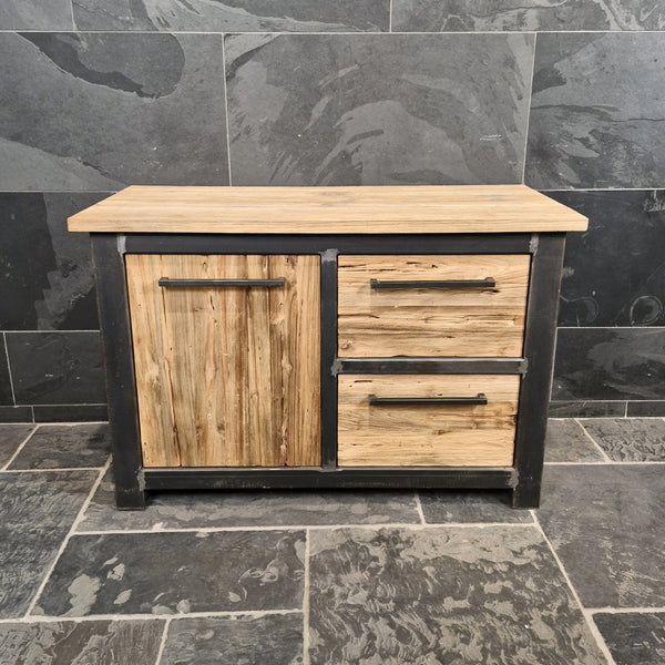 Badunterschrank aus Altholz | Nachhaltige Variante in verschiedenen Größen | Model 2