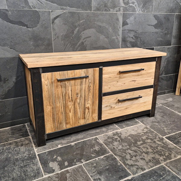 Badunterschrank aus Altholz | Nachhaltige Variante in verschiedenen Größen | Model 2