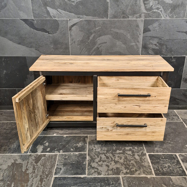 Badunterschrank aus Altholz | Nachhaltige Variante in verschiedenen Größen | Model 2