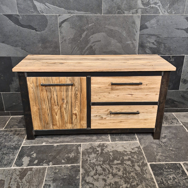 Badunterschrank aus Altholz | Nachhaltige Variante in verschiedenen Größen | Model 2