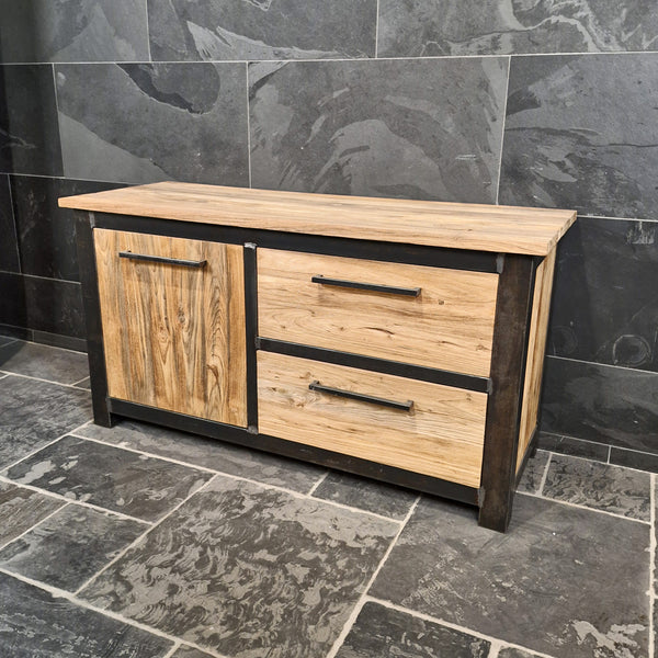 Badunterschrank aus Altholz | Nachhaltige Variante in verschiedenen Größen | Model 2