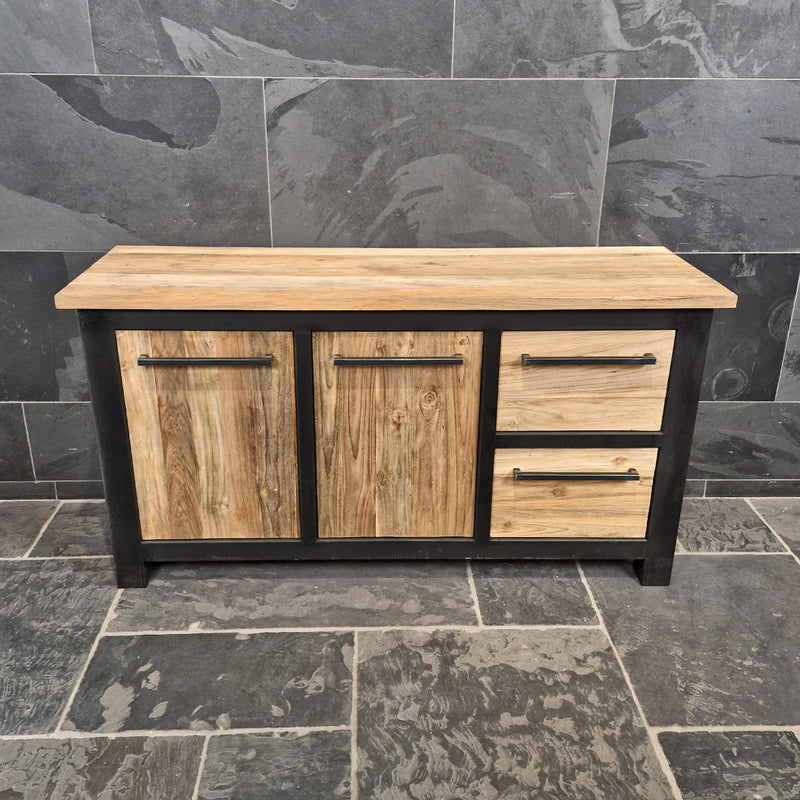 Badezimmer-Unterschrank aus Teak | Zeitloses Design in mehreren Größen | Model 12 - Badgestaltung