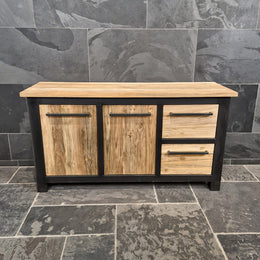 Badezimmer-Unterschrank aus Teak | Zeitloses Design in mehreren Größen | Model 12 - 156 x 50 x 80 cm - Badgestaltung