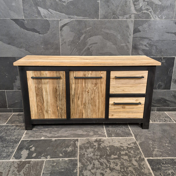 Badkamer-onderkast van teak | Tijdloos design in meerdere maten | Model 2