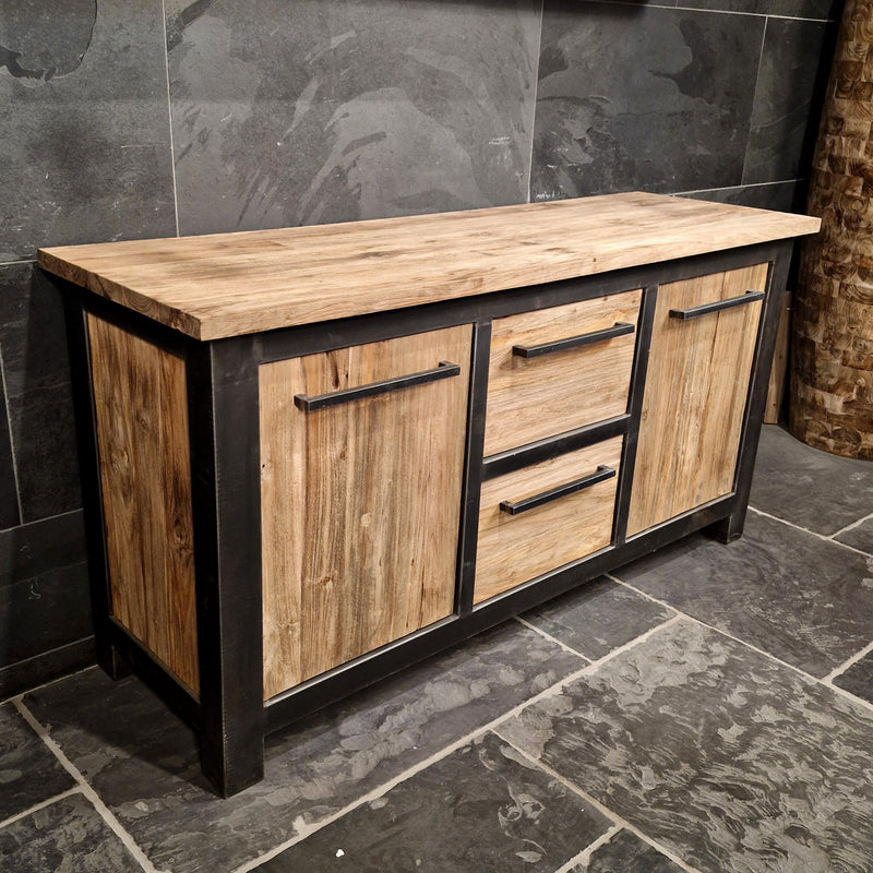 Unterschrank für Badezimmer | Teakholz massiv | Model 8