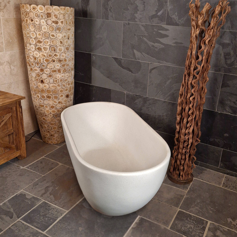 Badewanne freistehend | Terrazzo | 160 x 80 x 60 cm